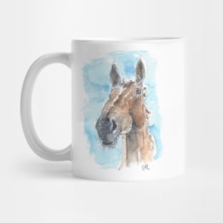 Bay horse portrait Mug